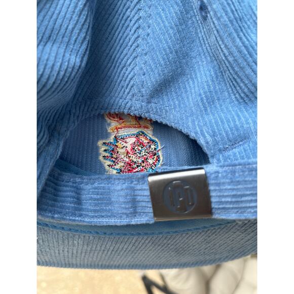 Tiger Cord Unstructured Hat Light Blue - Picture 4 of 5